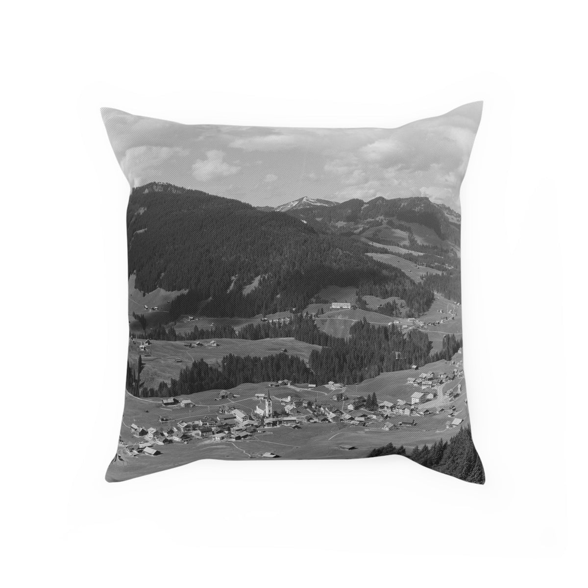 Mittelberg von oben Kissen Vorderseite