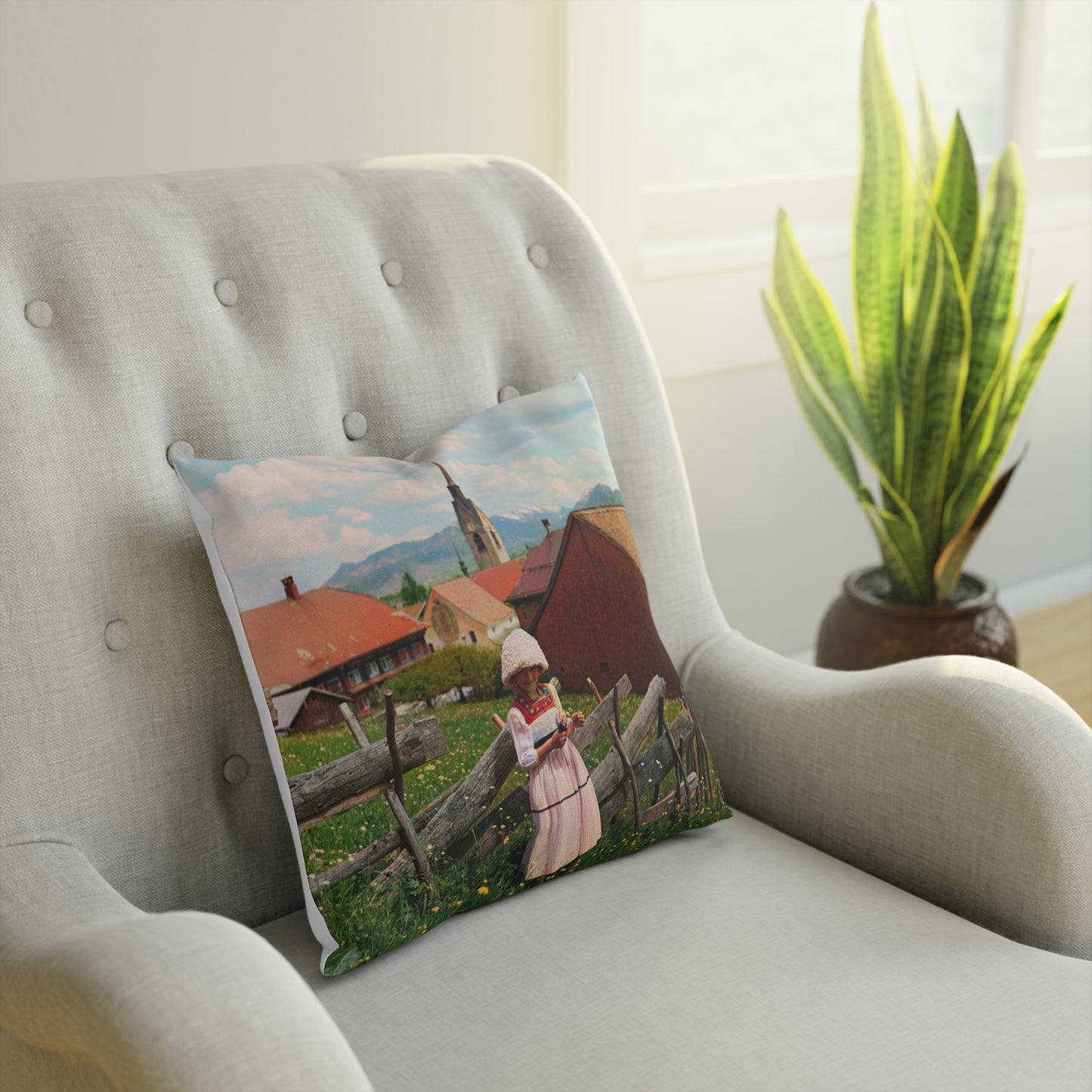 Mädchen in Tracht - Koloriert