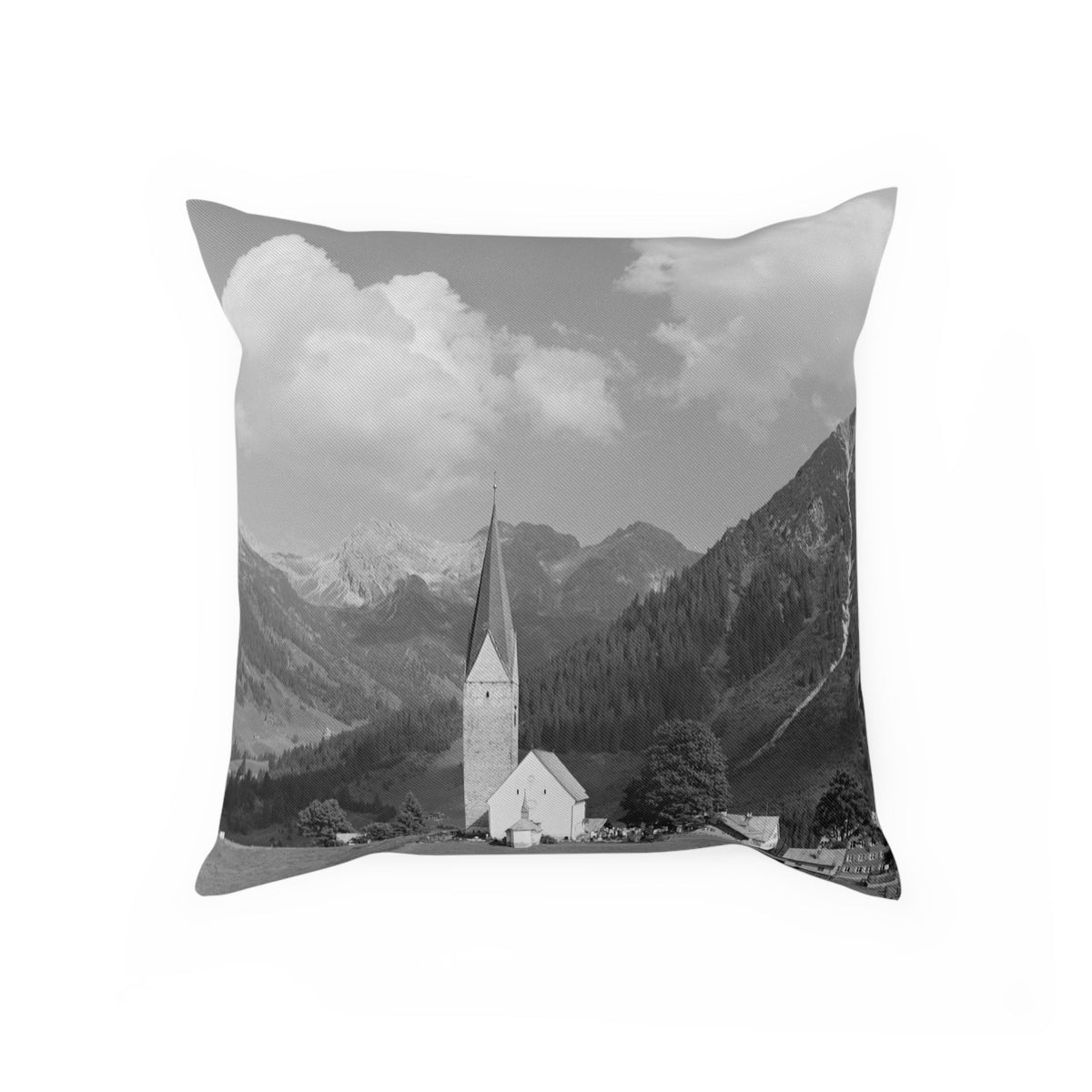Mittelberg - Kirche St.Jodok Kissen Vorderseite