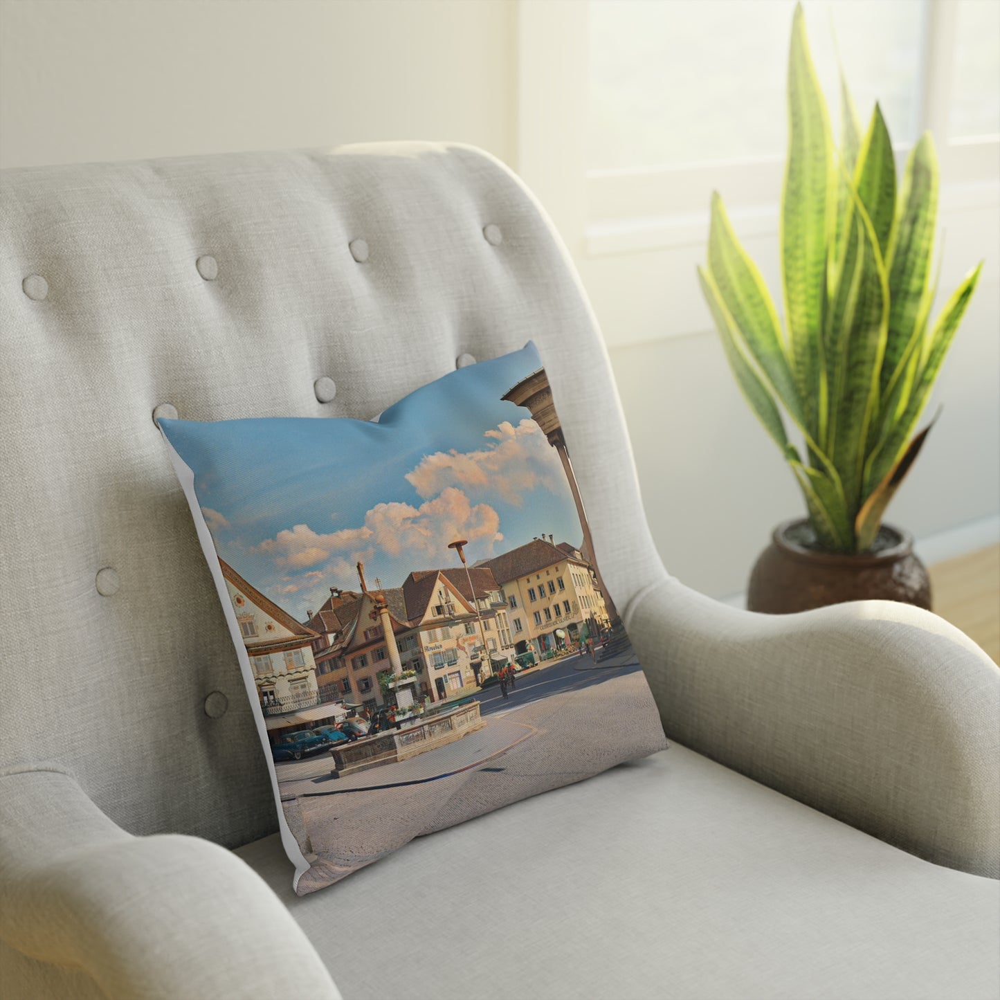 Dornbirn Marktplatz - Koloriert