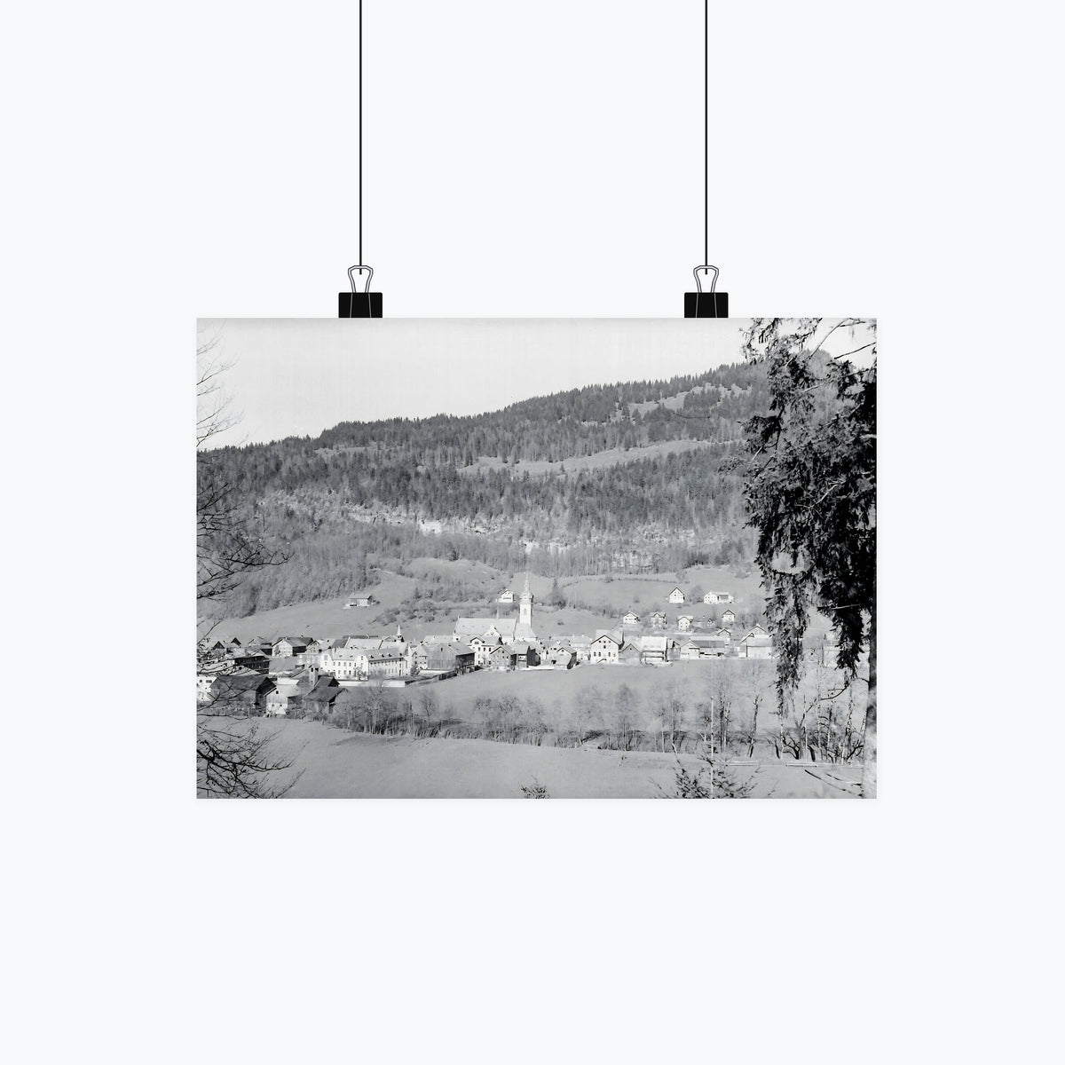 Bezau vom Ölberg Poster