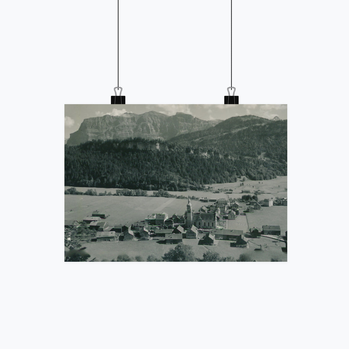 Bezau Dorf Poster