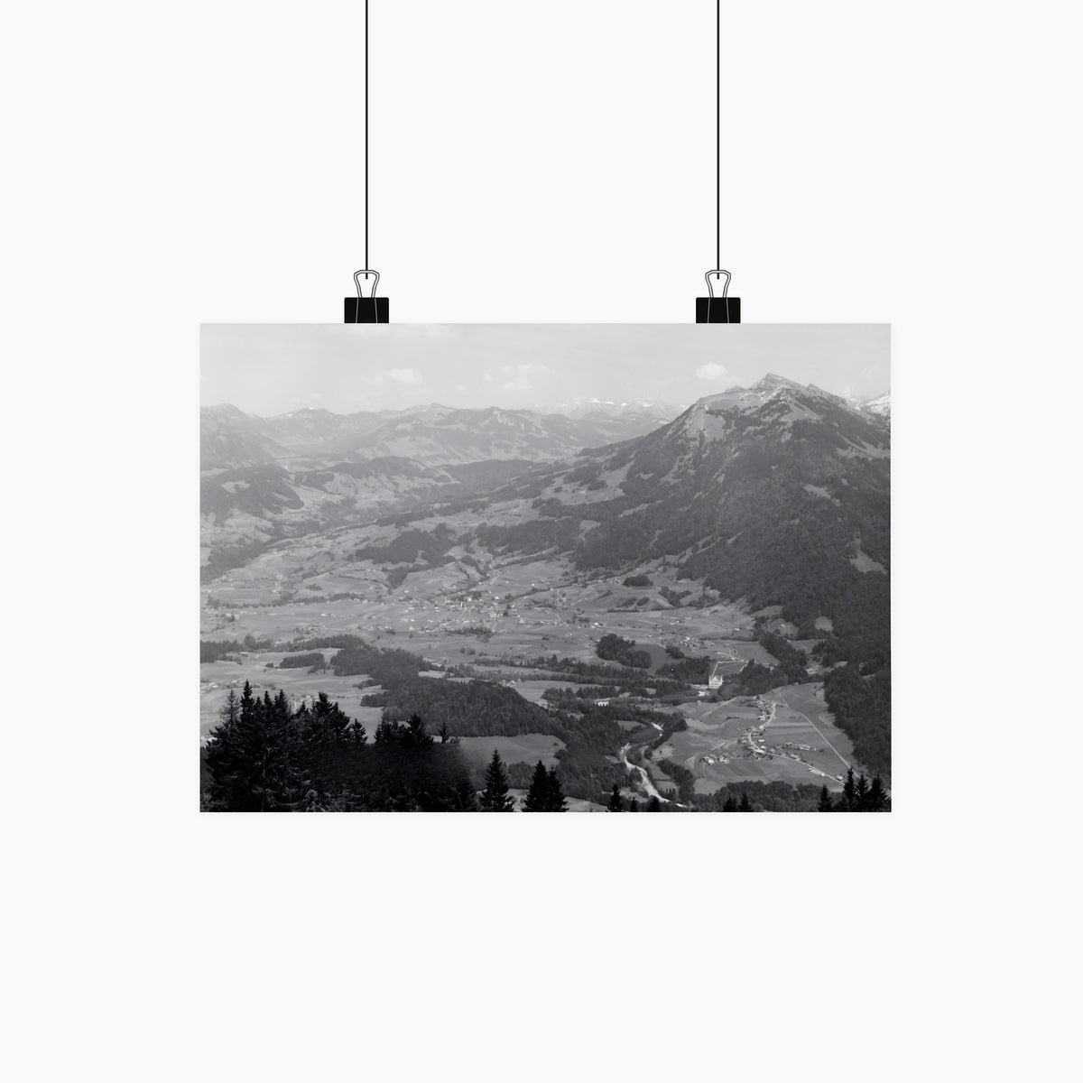 Blick vom Hochälpele Poster