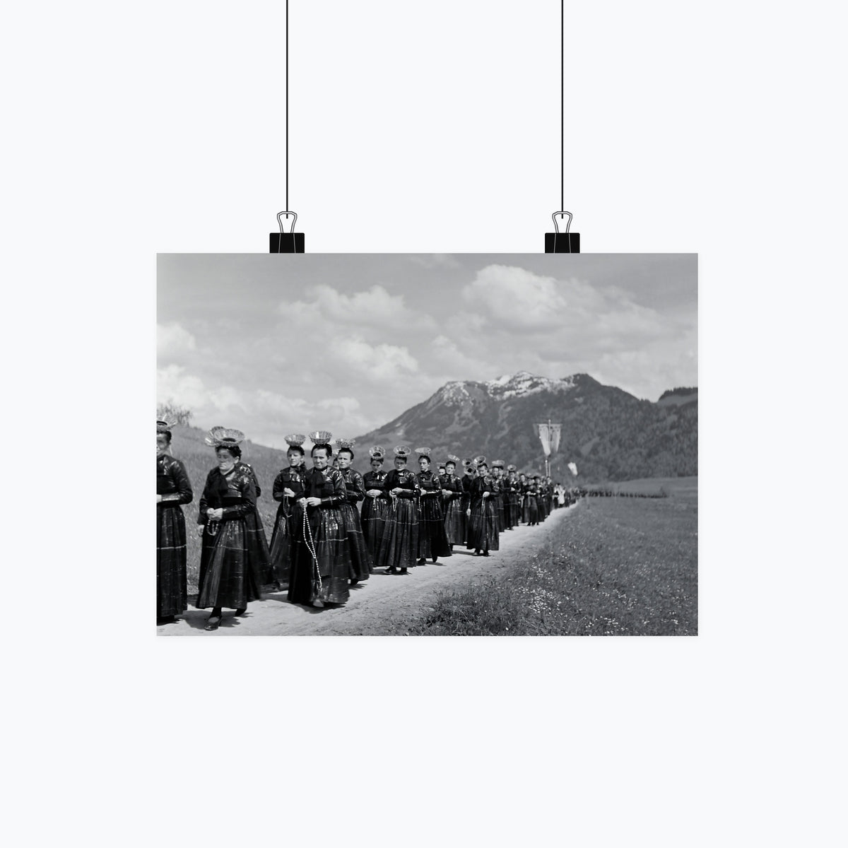 Wälder Tracht Poster