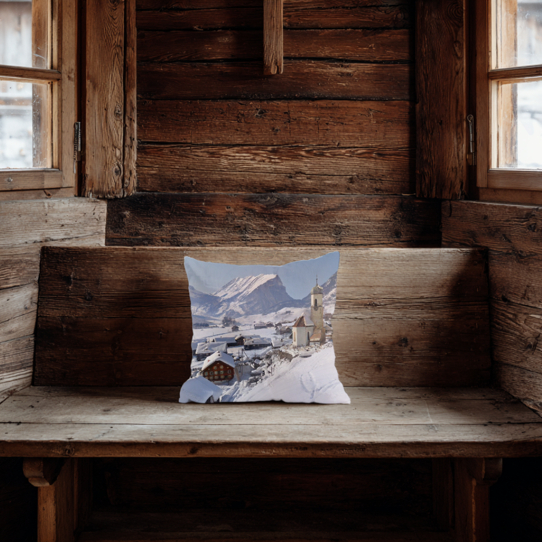 Schoppernau Kirche - Koloriert