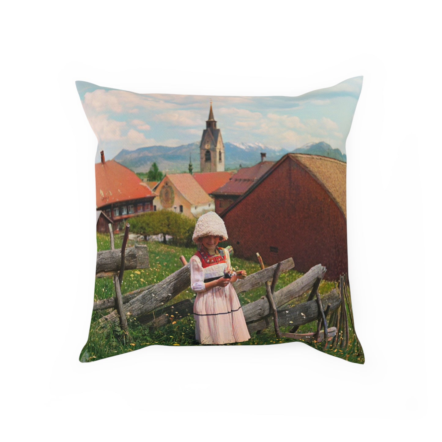 Mädchen in Tracht - Koloriert