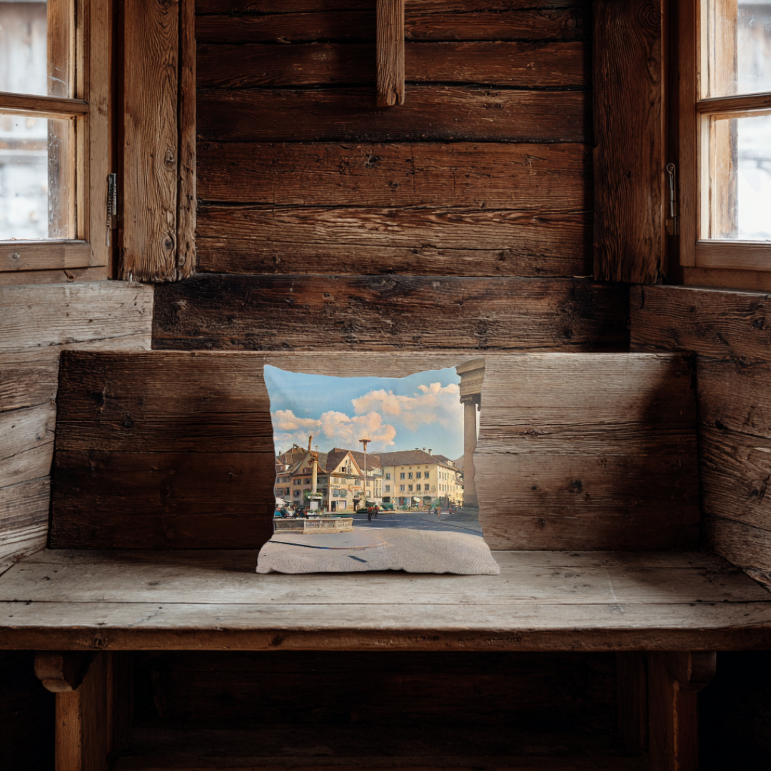 Dornbirn Marktplatz - Koloriert