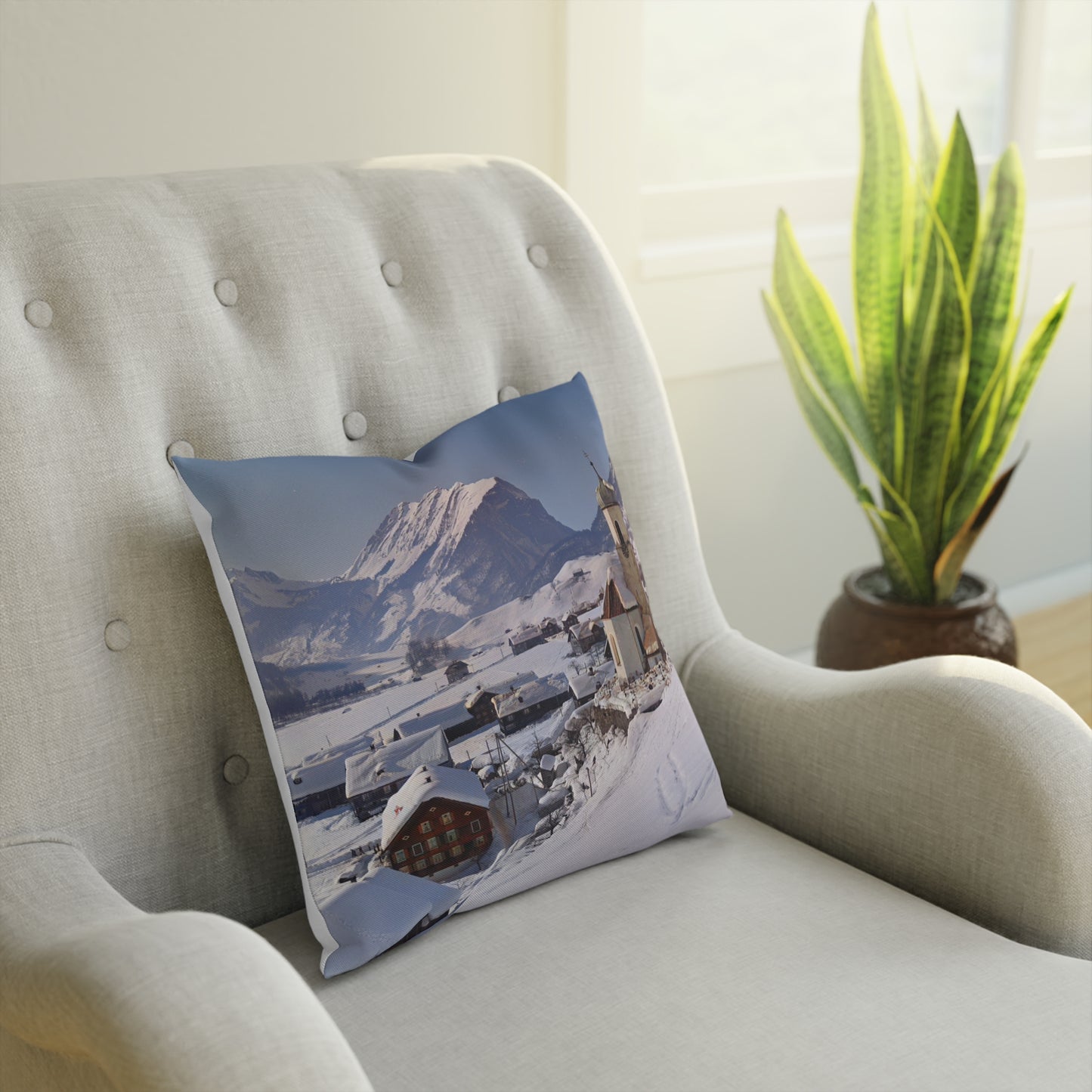 Schoppernau Kirche - Koloriert