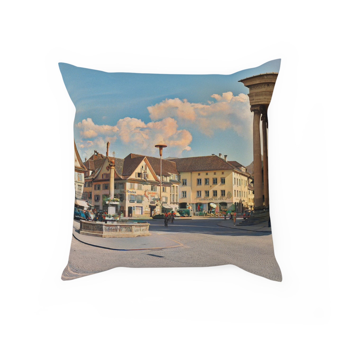 Dornbirn Marktplatz - Koloriert