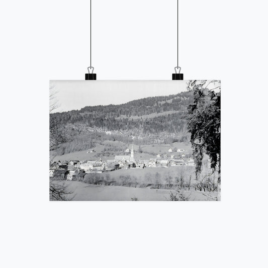 Bezau vom Ölberg Poster