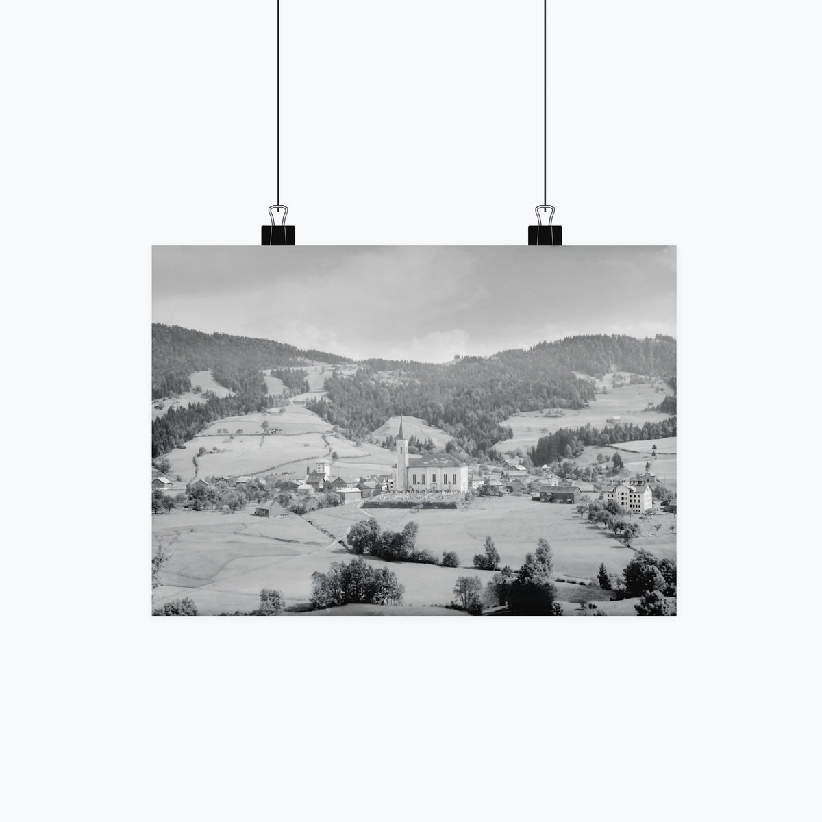 Alberschwende Dorf Poster