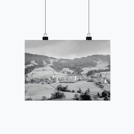 Alberschwende Dorf Poster