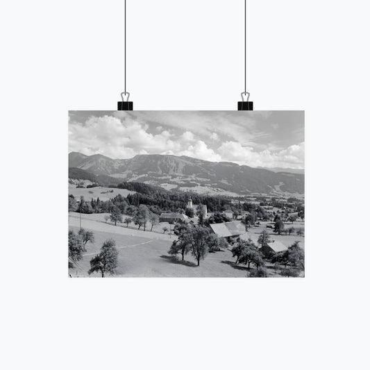 Langenegg mit Niedere Poster