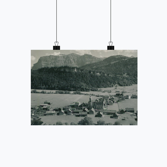 Bezau Dorf Poster