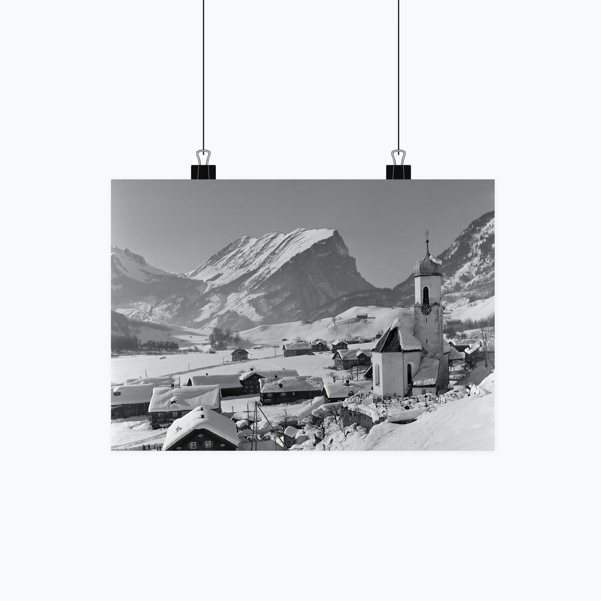 Schoppernau Kirche Poster